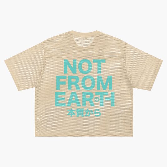 See-through Boxy Net T-shirt