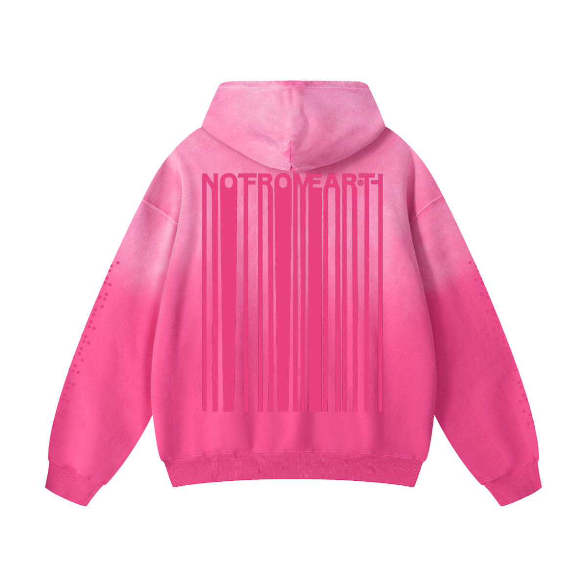 Crop Circle Signal Hoodie P!nk