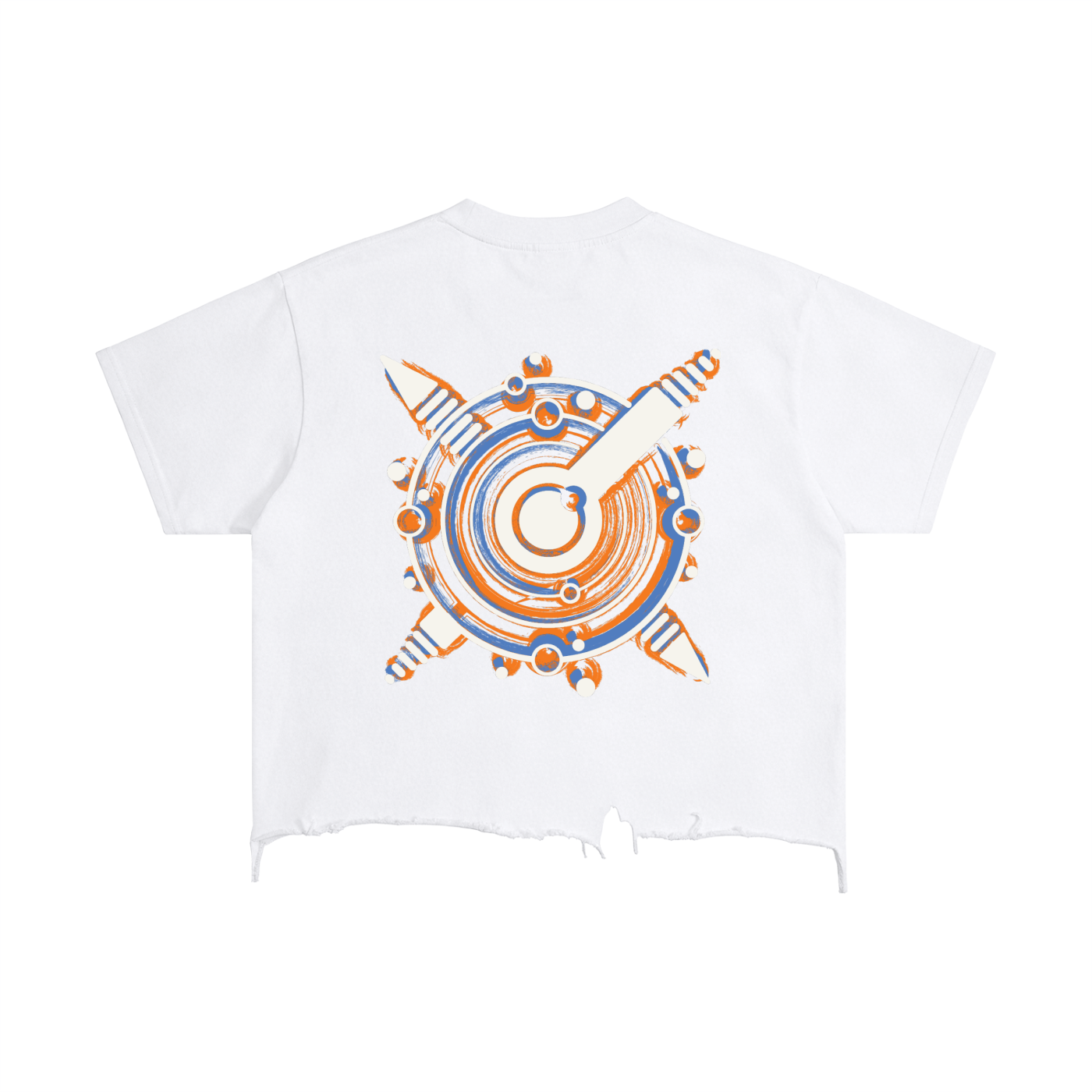 Vintage Wash Boxy Distressed Hem T-Shirt