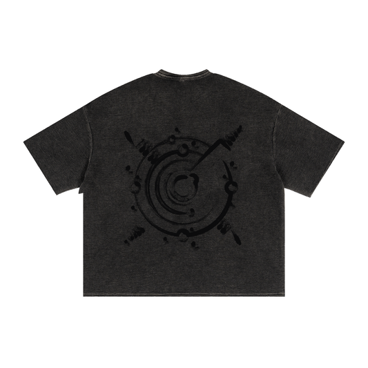 Textured Waffle Washed Boxy T-Shirt