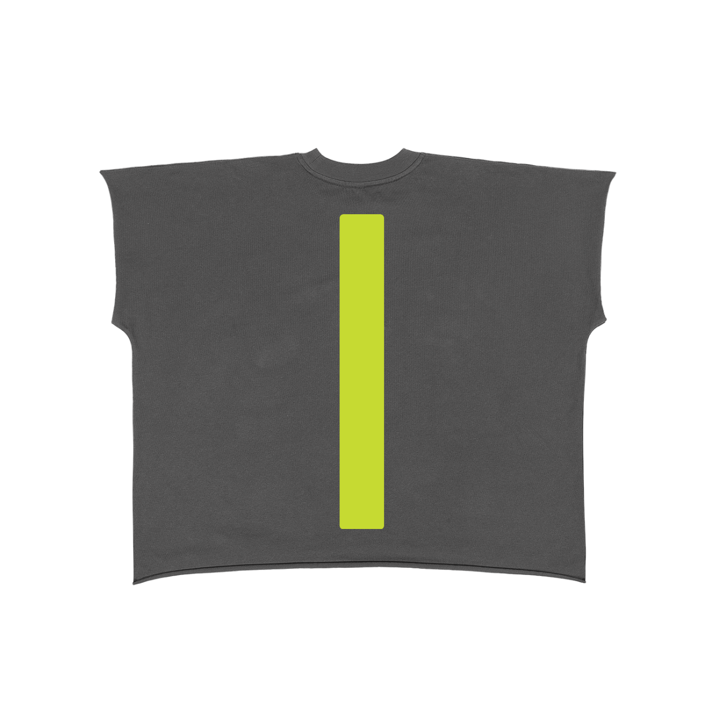 Raw Edge Boxy Non-Shrink T-Shirt