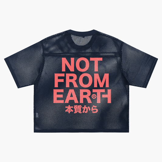 See-through Boxy Net T-shirt