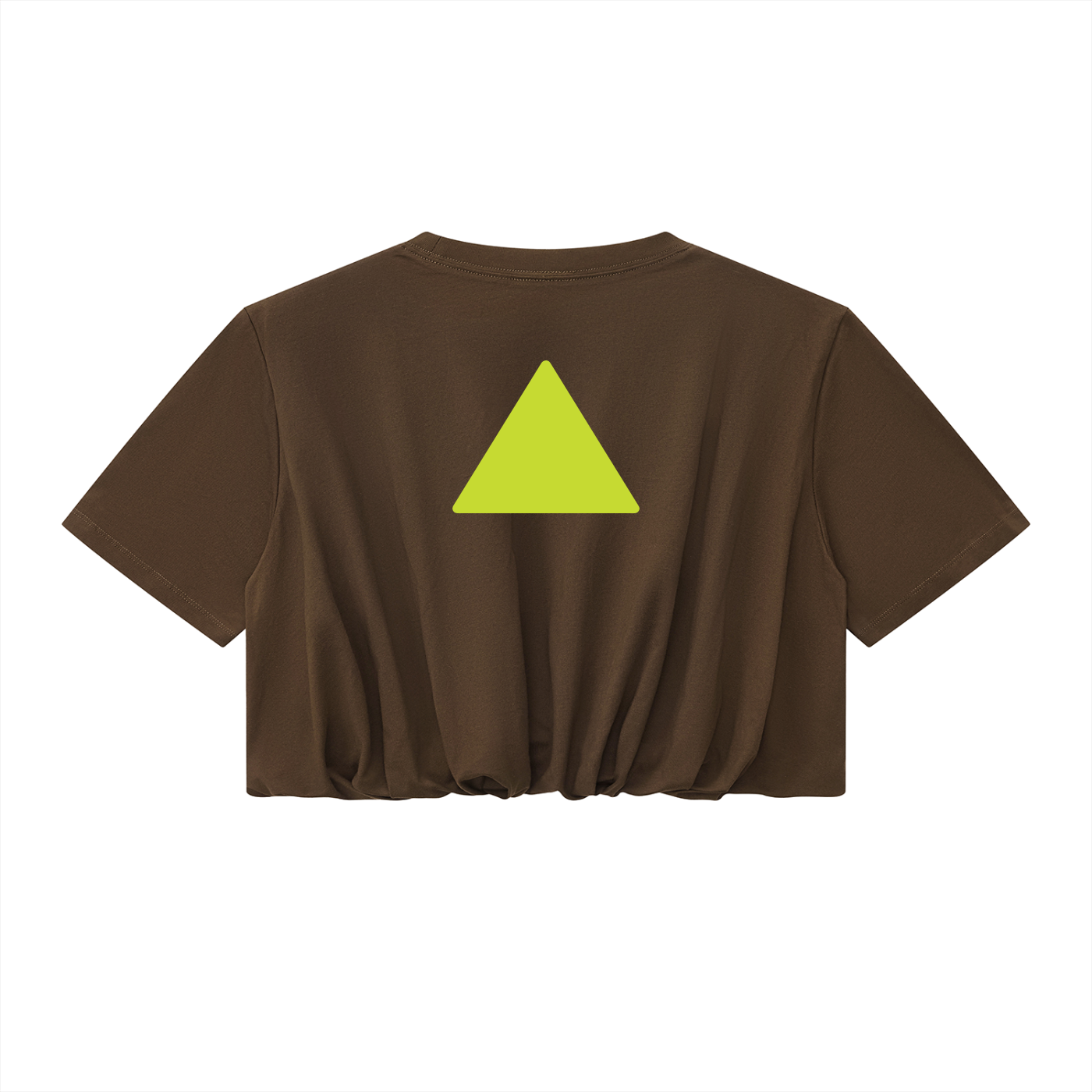 Women’s Crop Bubble Hem T-Shirt