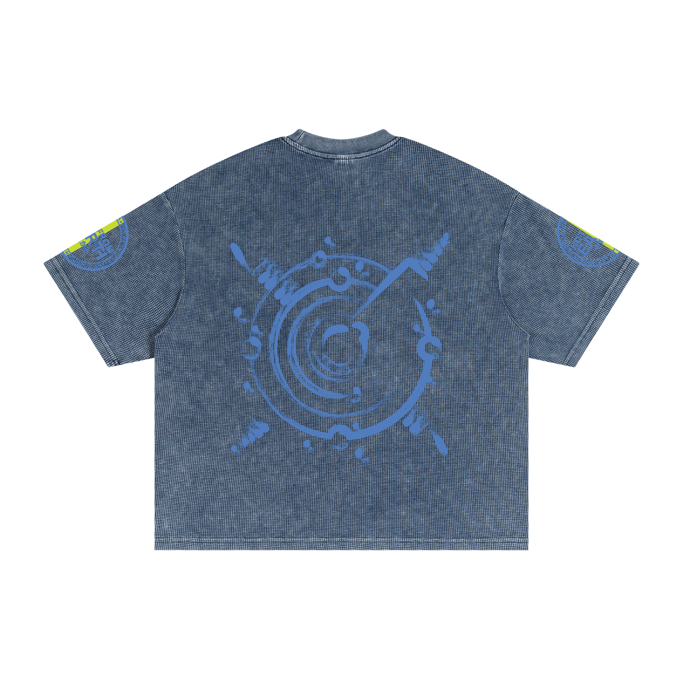 Textured Waffle Washed Boxy T-Shirt