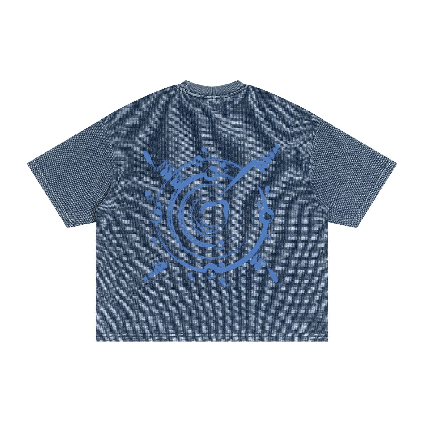 Textured Waffle Washed Boxy T-Shirt