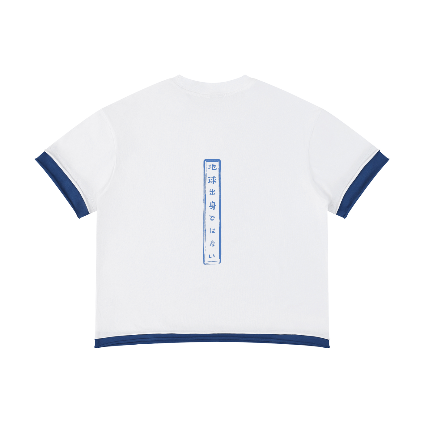 Unisex Boxy Color Block T-Shirt