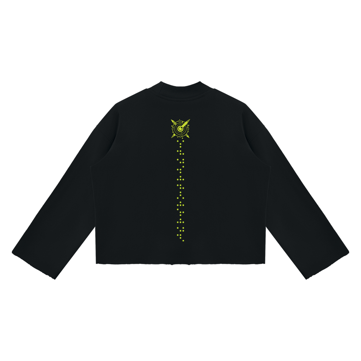 Love Transmission Raw-Edge Sweater