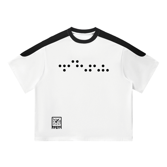 NFE Love Transmission Oversized Tee White