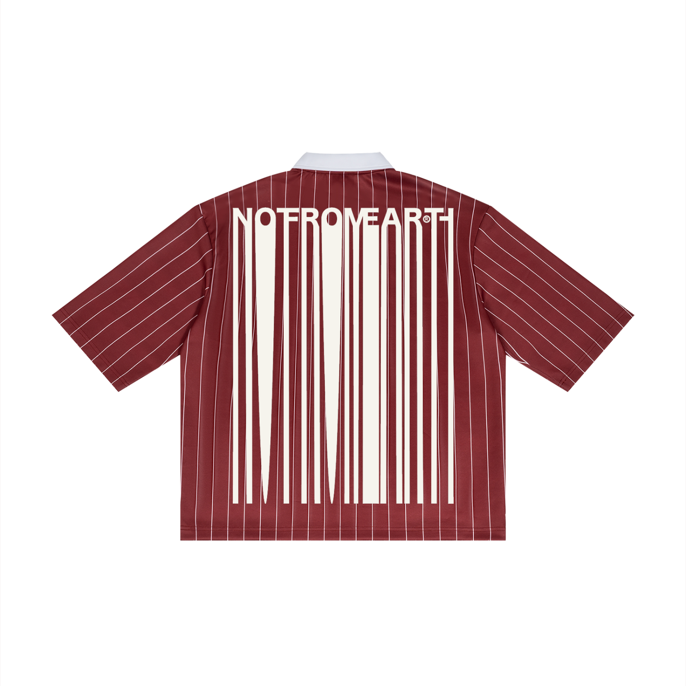 Unisex Pinstripe Collared Soccer Jersey