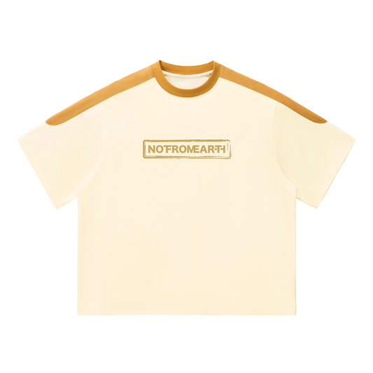Unisex Color Block Oversized T-Shirt