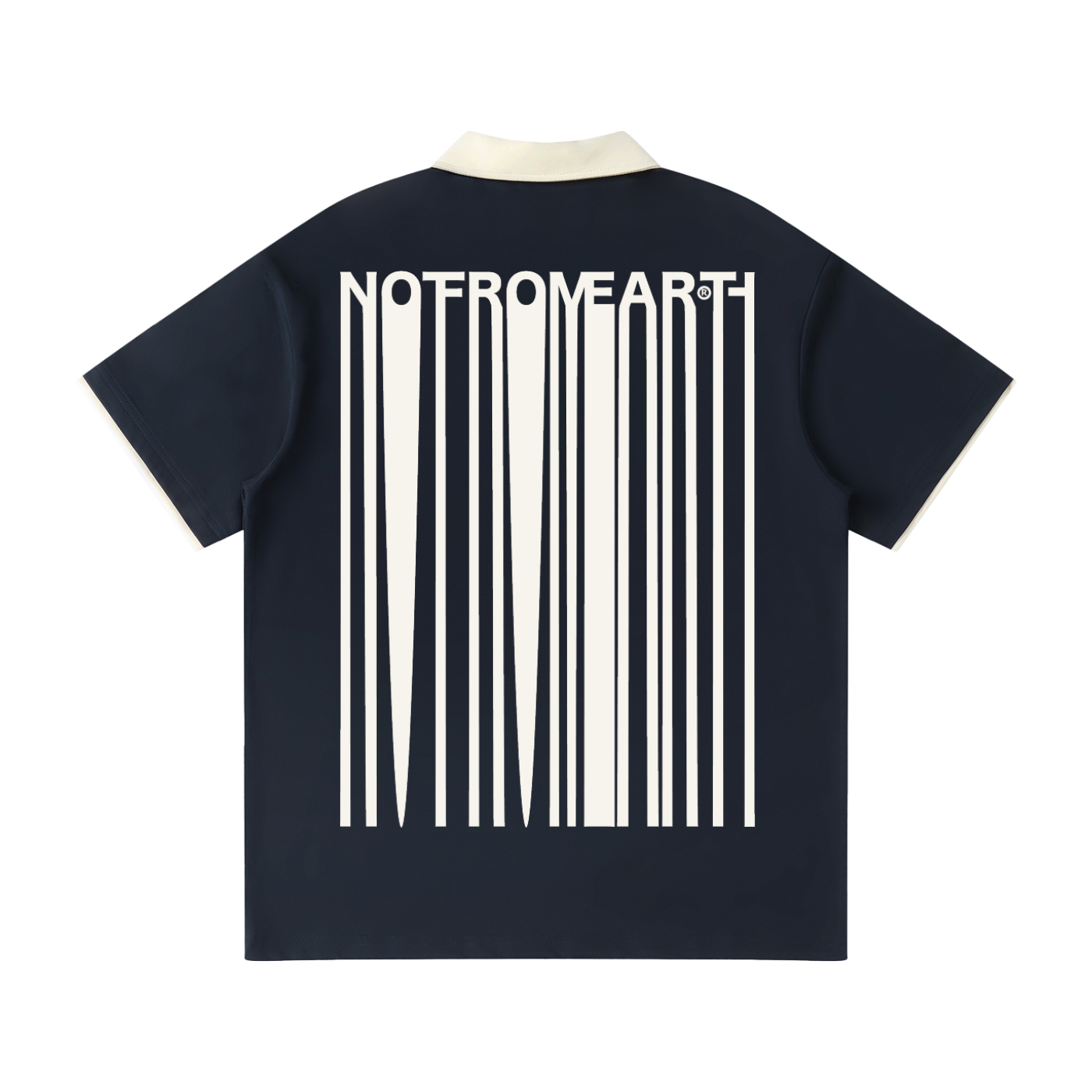 Contrast Collar Raglan Polo Shirt