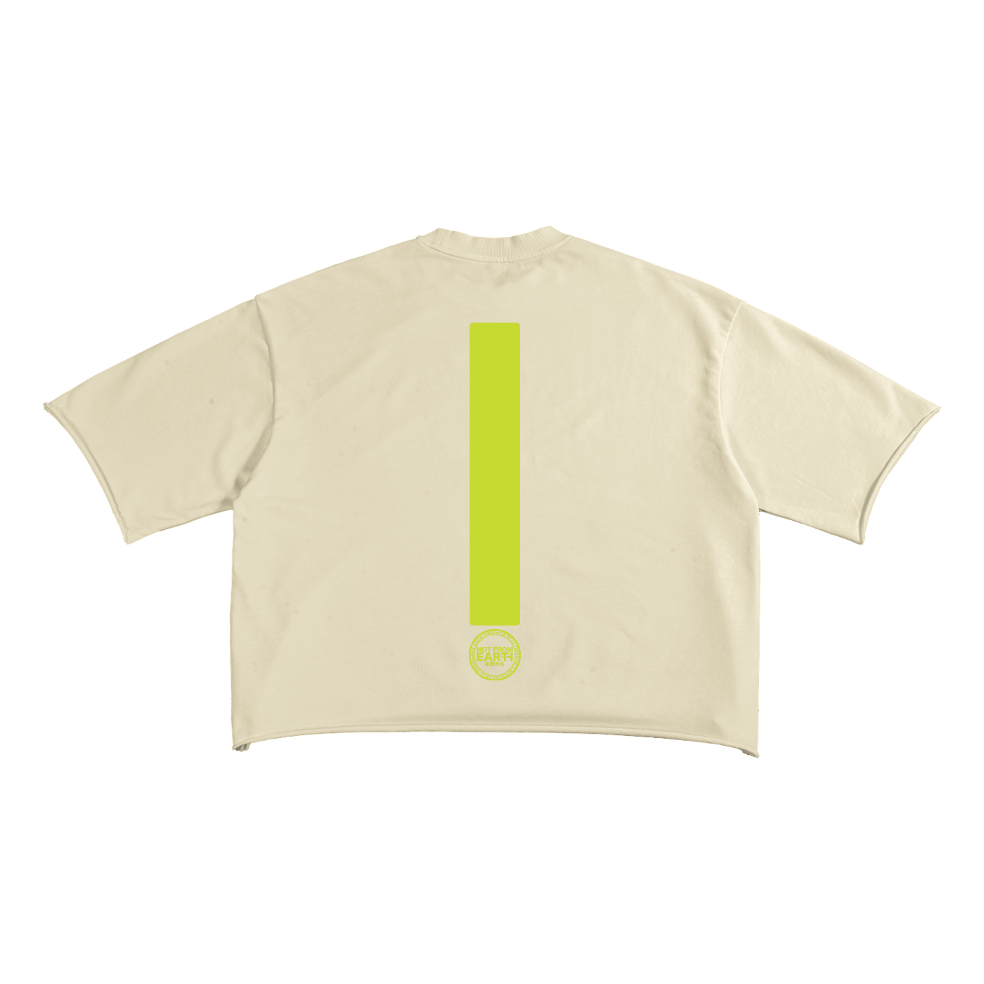 French Terry Raw Edge T-Shirt