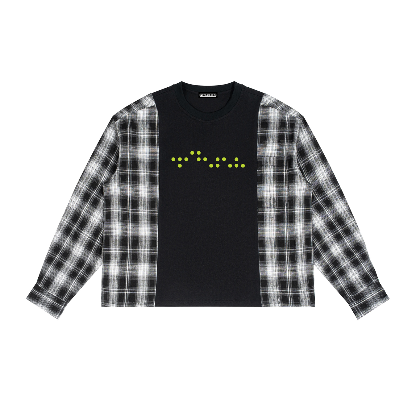 Signal Interference Plaid Tee