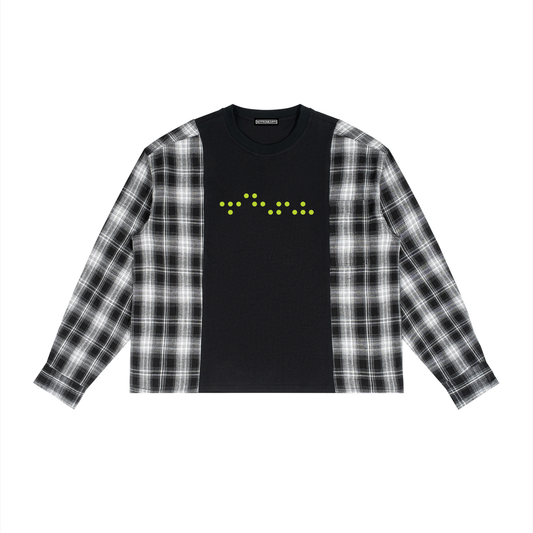 Signal Interference Plaid Tee