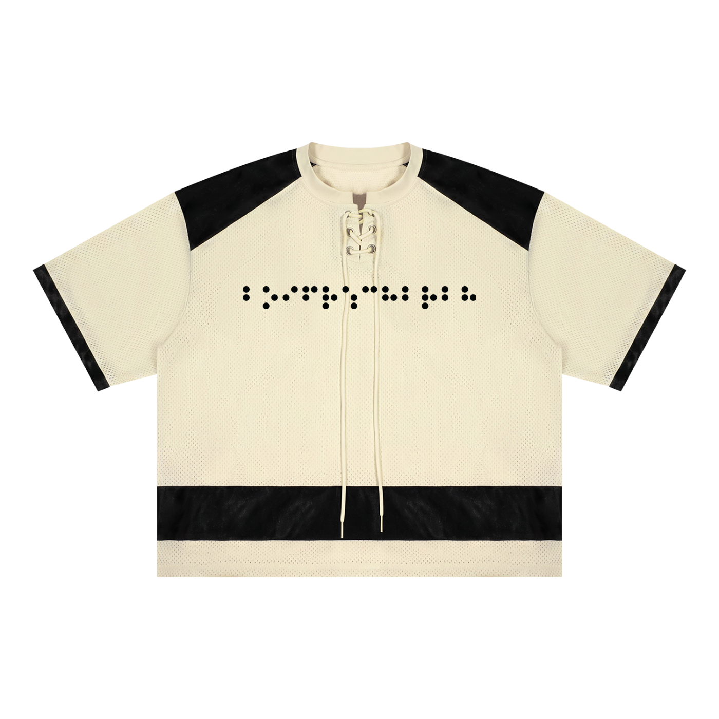 Unisex Raglan Sleeve Mesh Boxy T-Shirt
