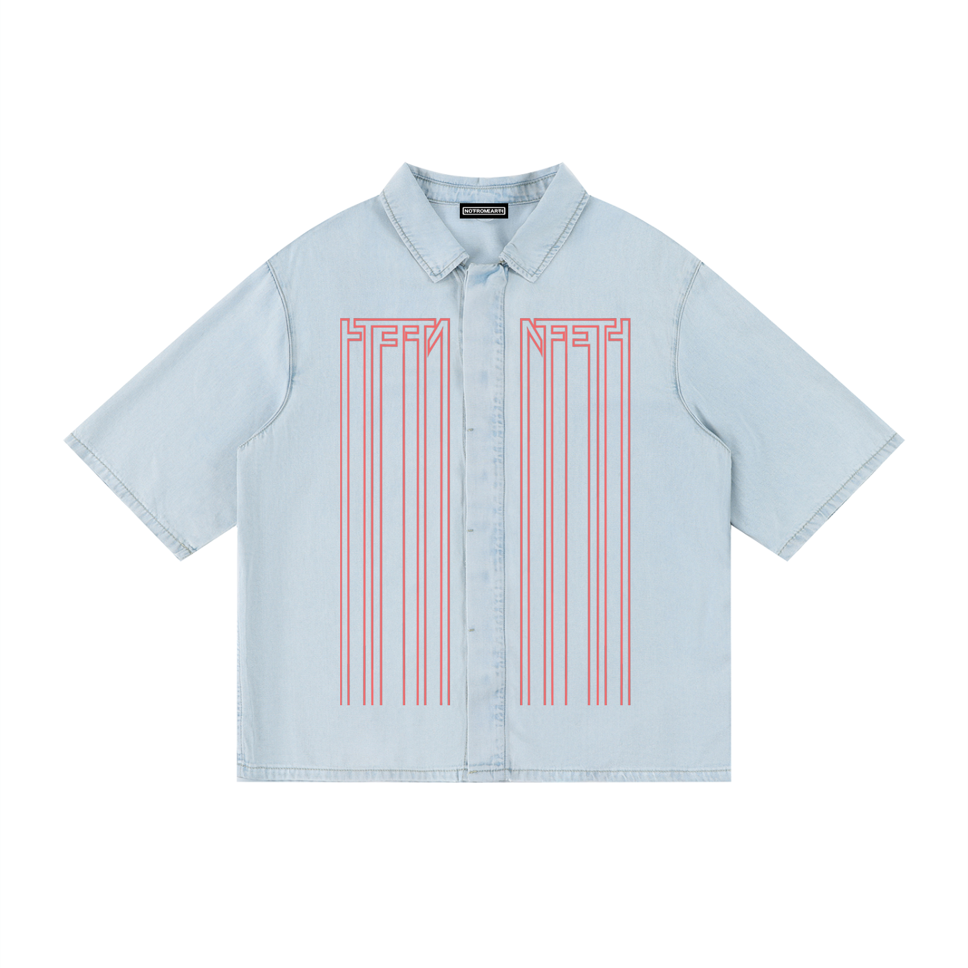 Unisex Vintage Wash Drop Shoulder Lyocell Shirt