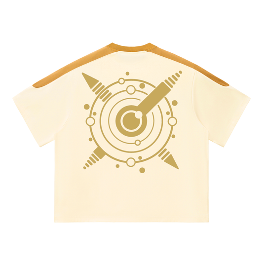 Unisex Color Block Oversized T-Shirt
