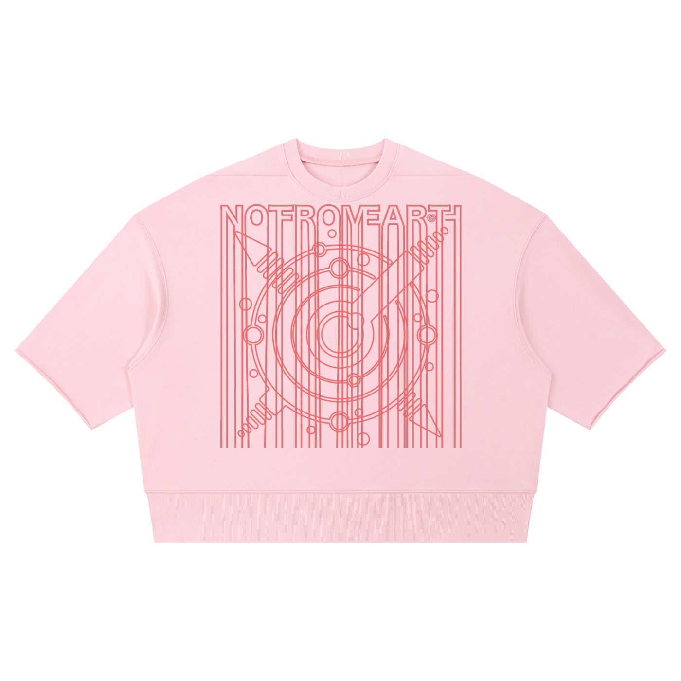 Unisex Mineral Wash Boxy Raw Edge T-Shirt