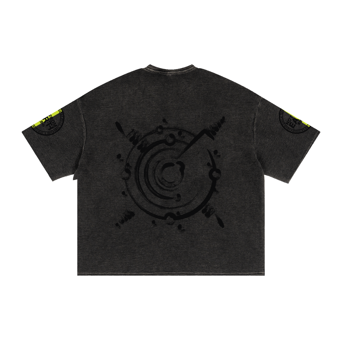 Textured Waffle Washed Boxy T-Shirt