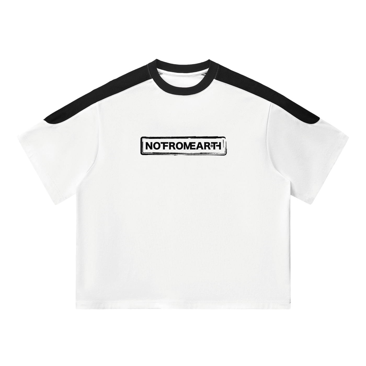 Unisex Color Block Oversized T-Shirt
