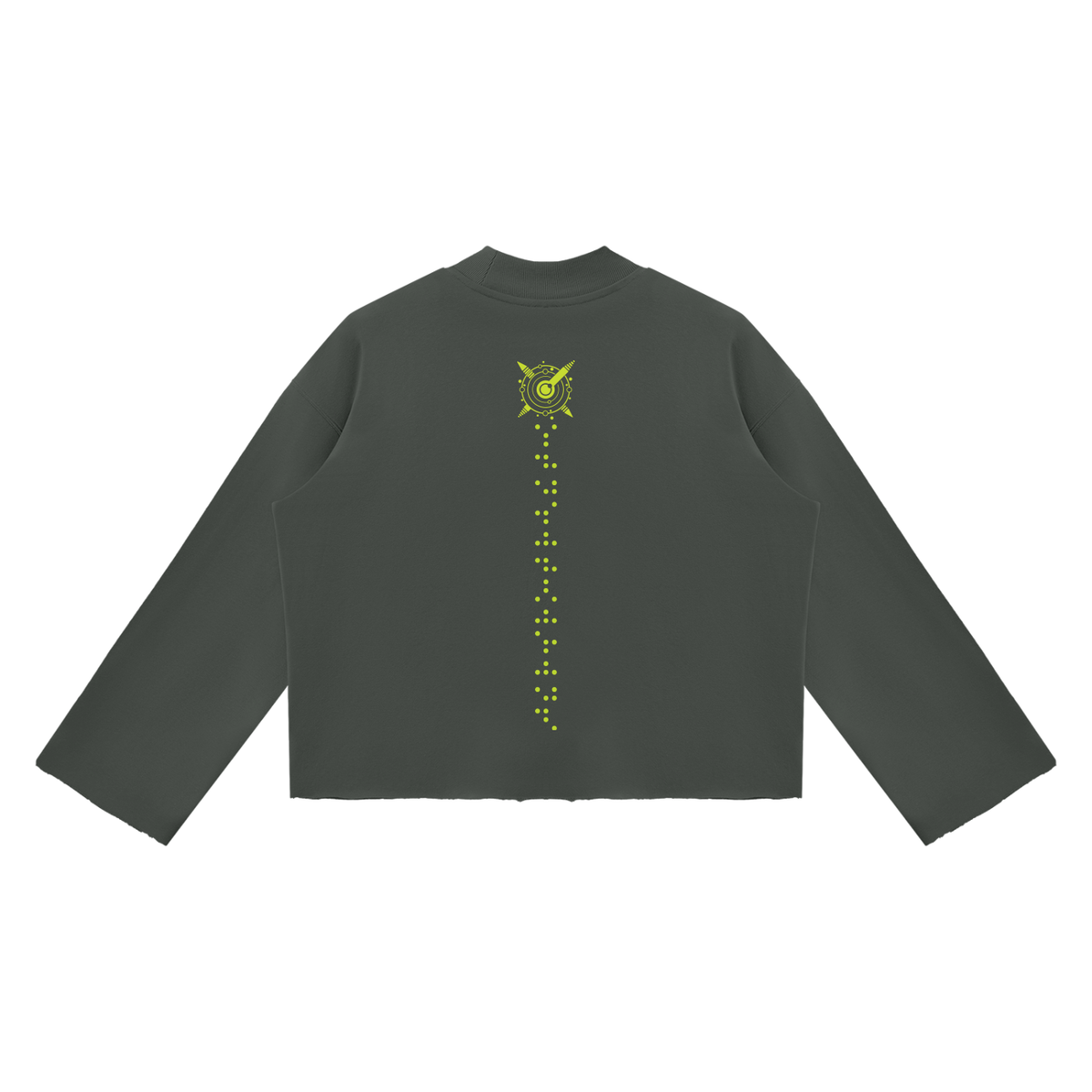 Love Transmission Raw-Edge Sweater