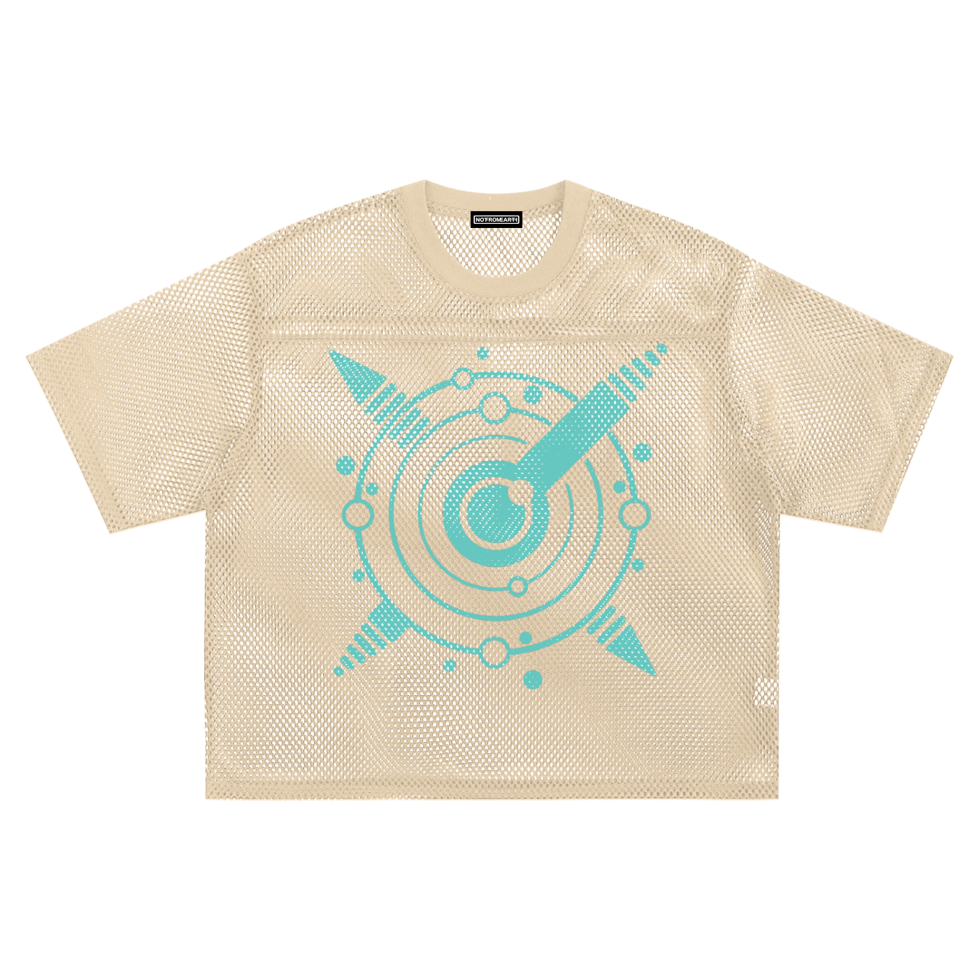 See-through Boxy Net T-shirt