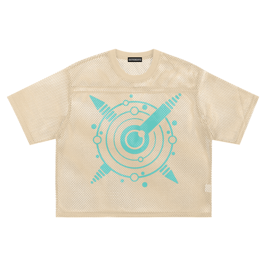 See-through Boxy Net T-shirt