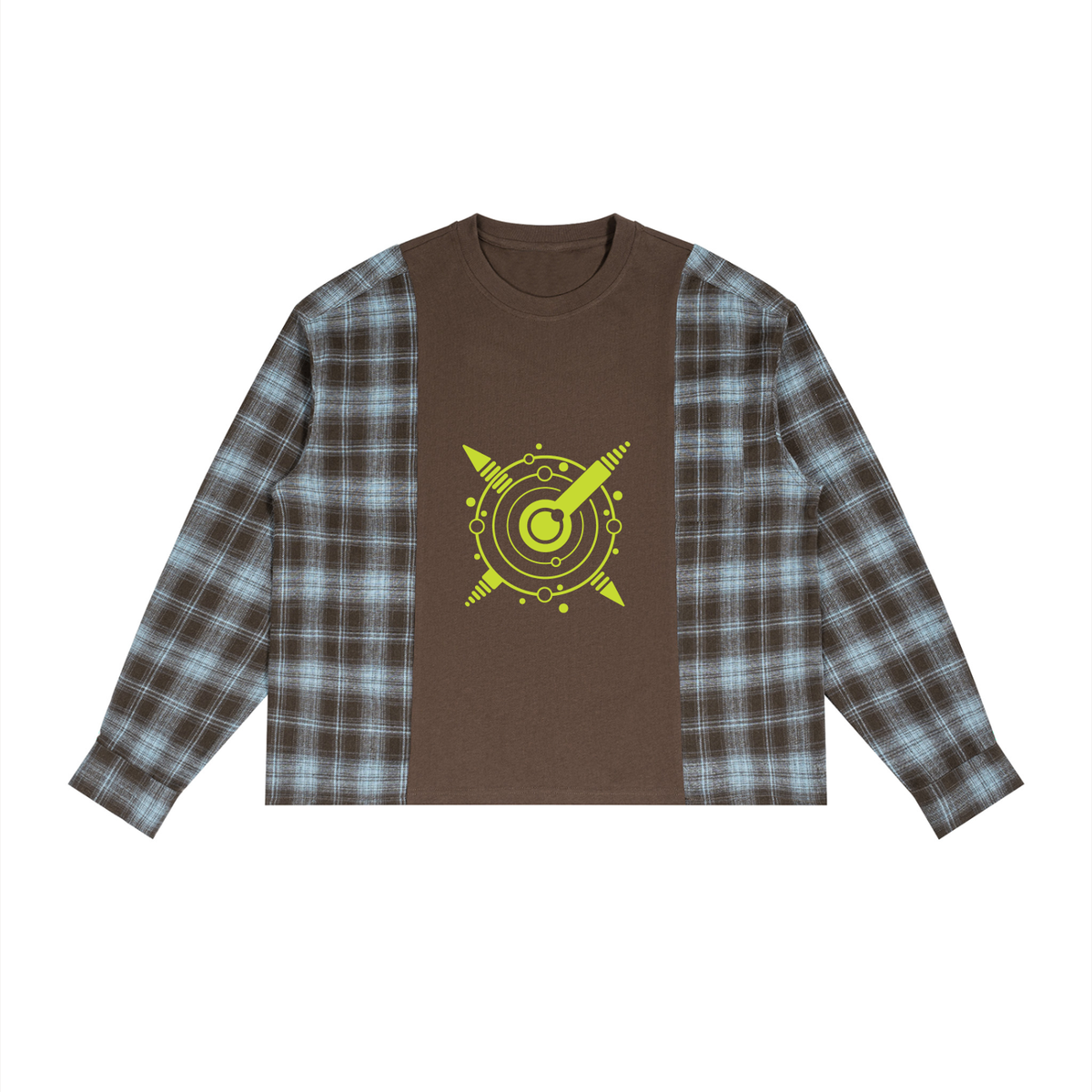 Signal Interference Plaid Tee