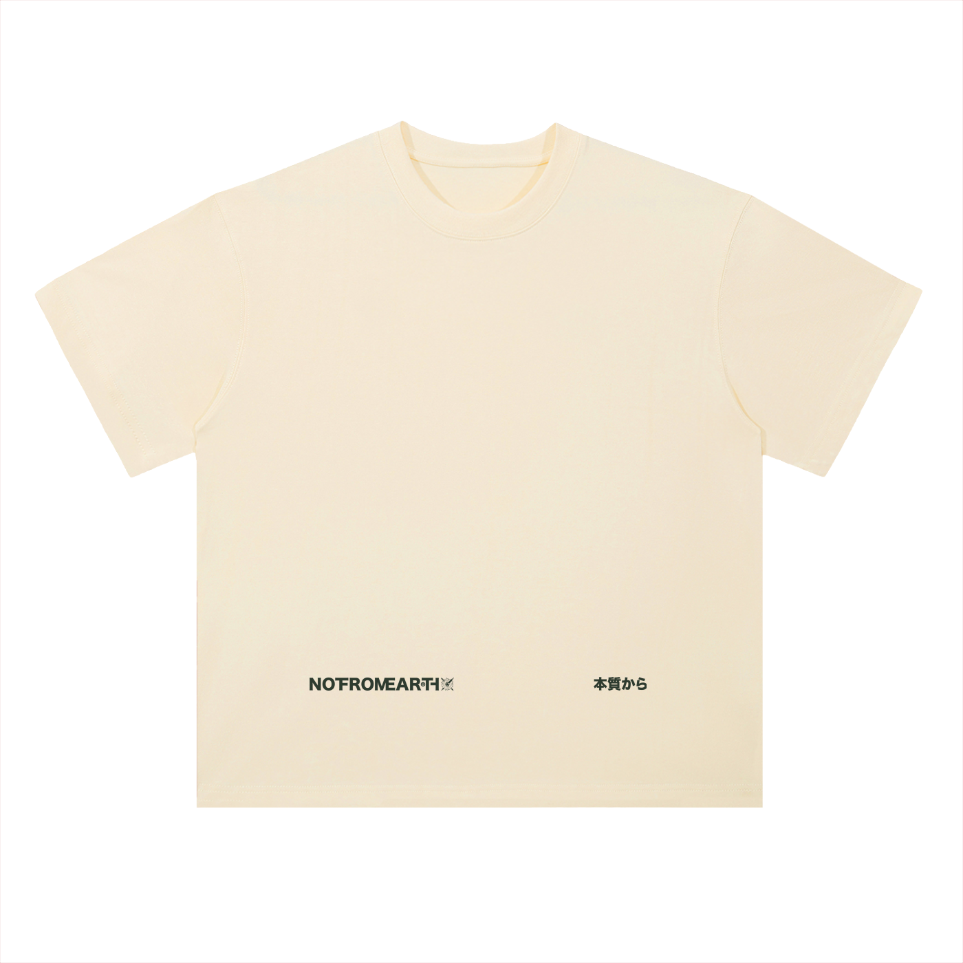 Heavyweight Drop Shoulder Cotton T-Shirt
