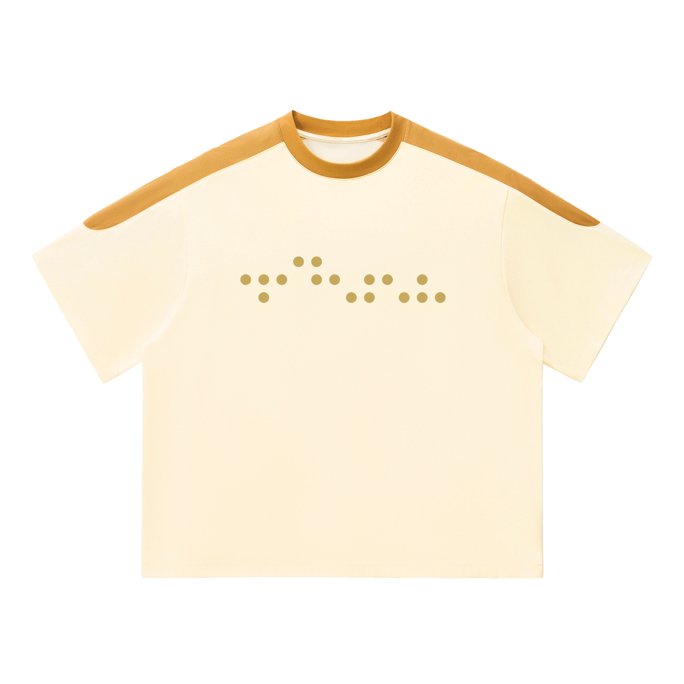 NFE Love Transmission Oversized Tee Gold