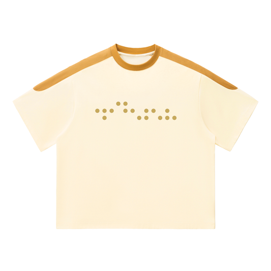 NFE Love Transmission Oversized Tee Gold
