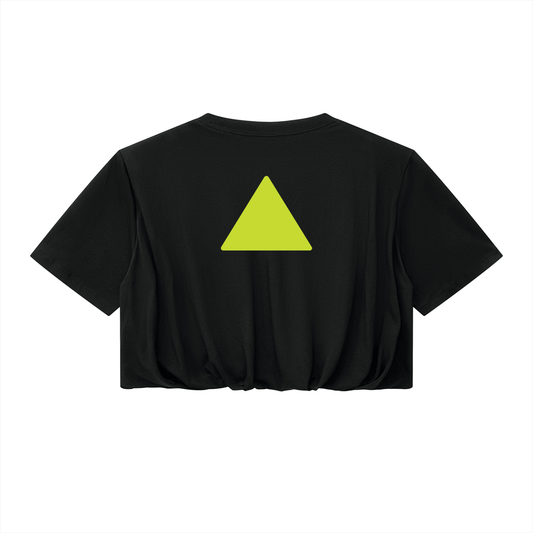 Women’s Crop Bubble Hem T-Shirt