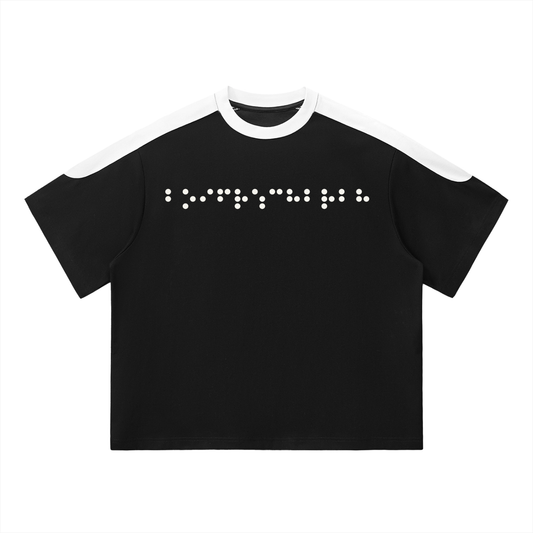 Unisex Color Block Oversized T-Shirt