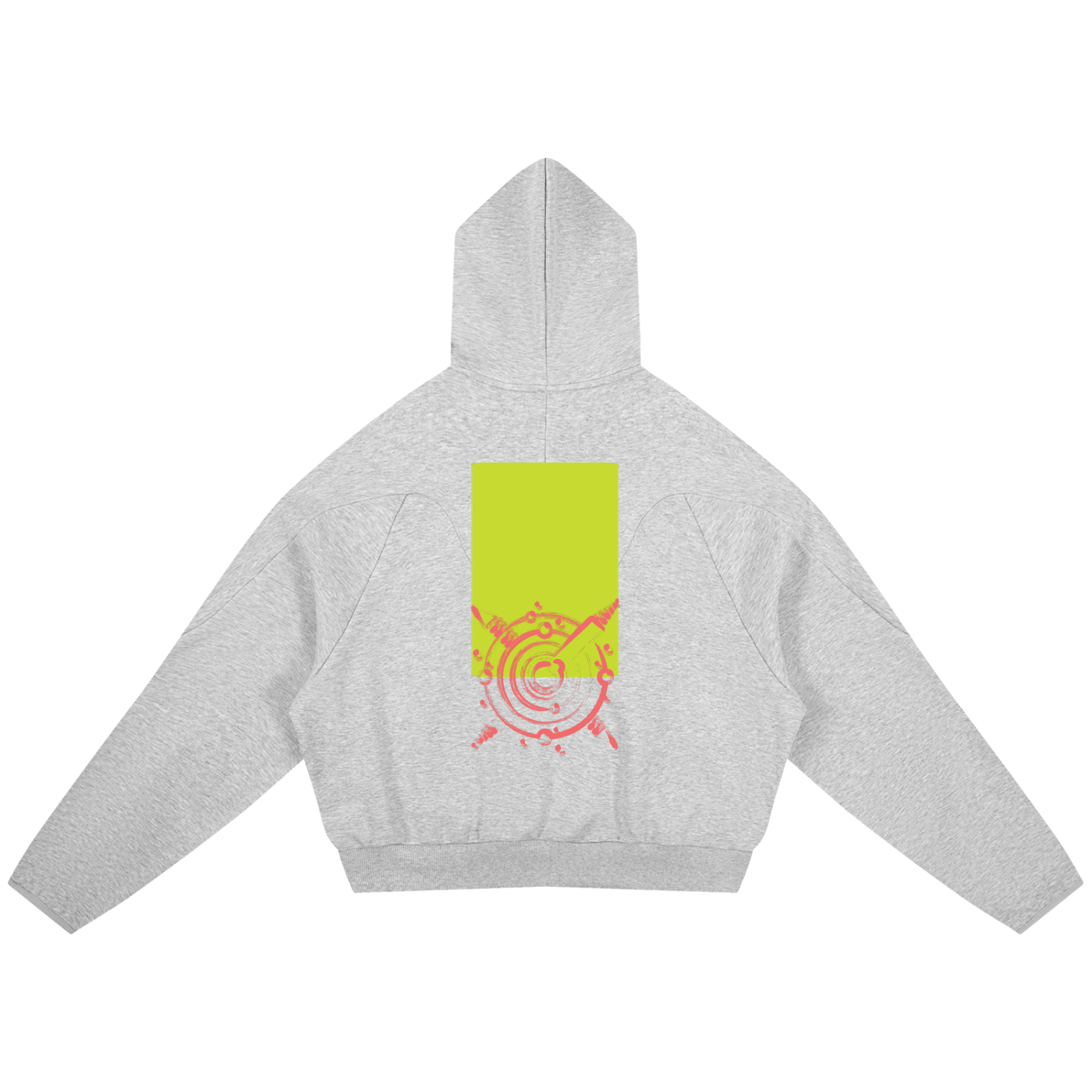 Curved Panel Raglan Hoodie