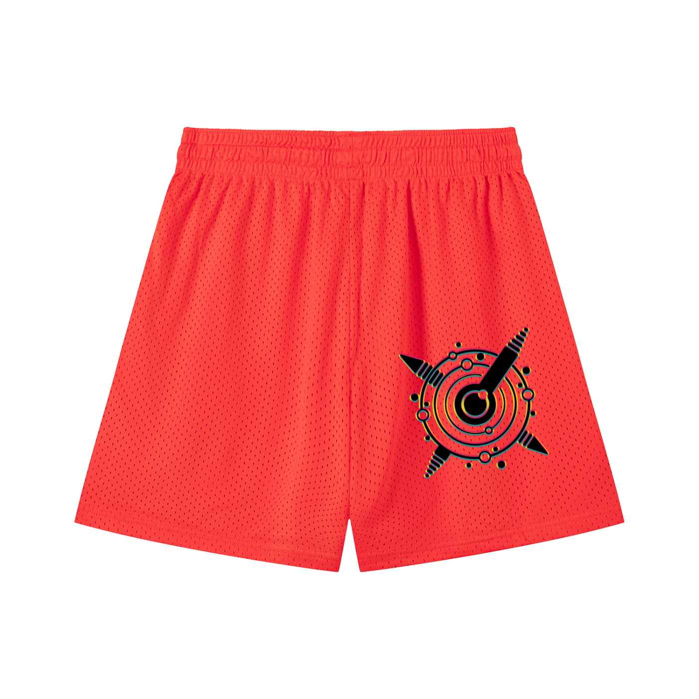 Mesh Drawstring Shorts