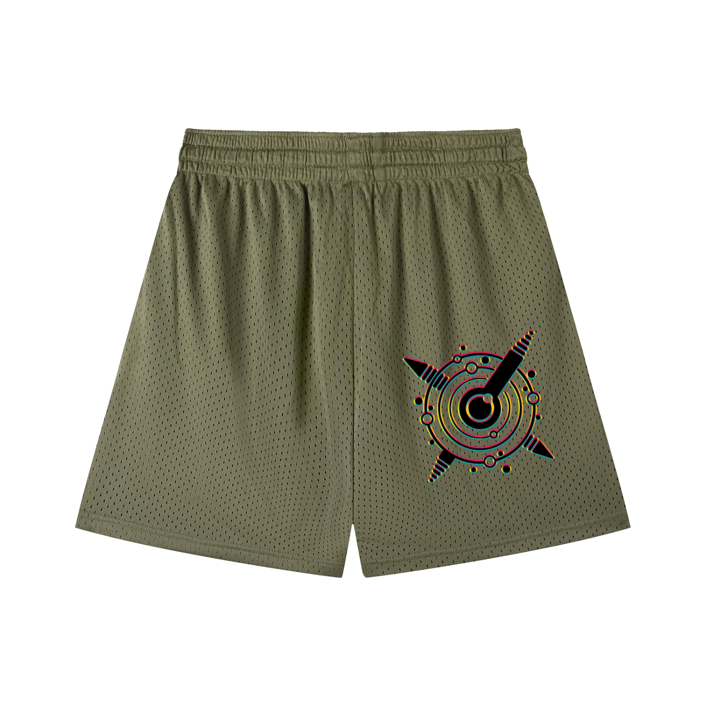 Mesh Drawstring Shorts