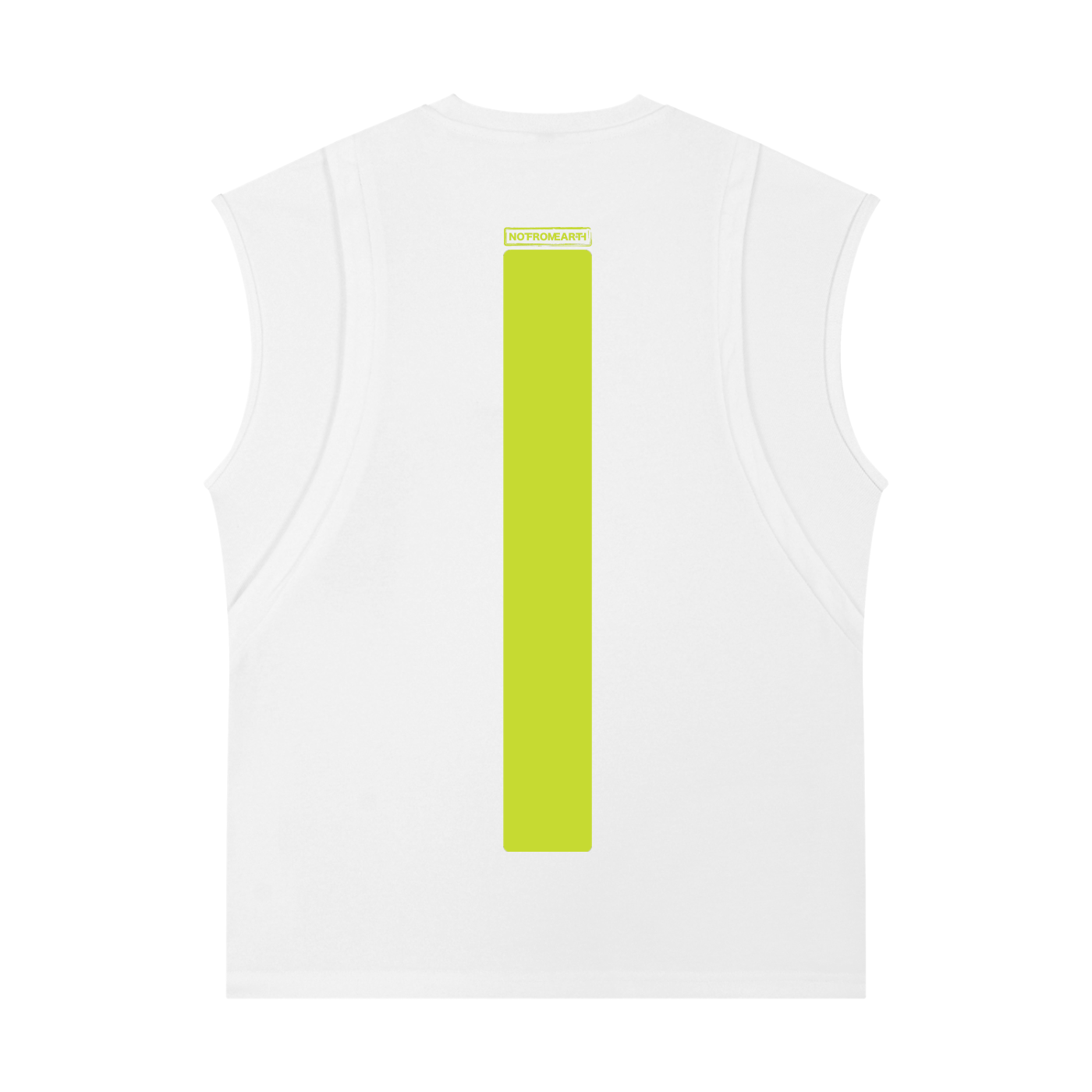 Spliced Panel Sleeveless Muscle T-Shirt