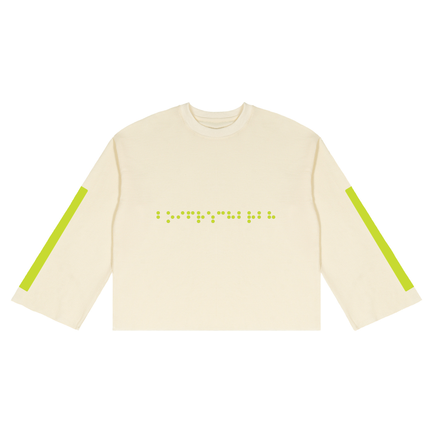 Unisex Waffle Raw Edge T-Shirt