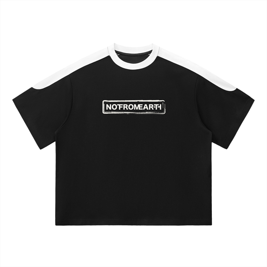 Unisex Color Block Oversized T-Shirt