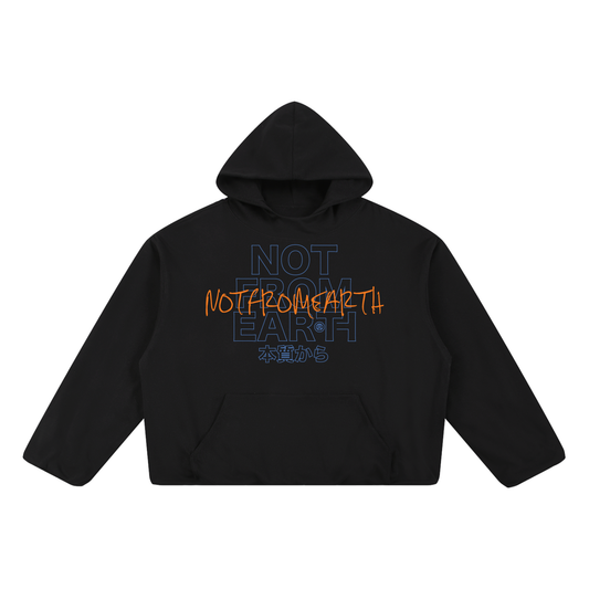 Boxy Gather-Hem Hoodie