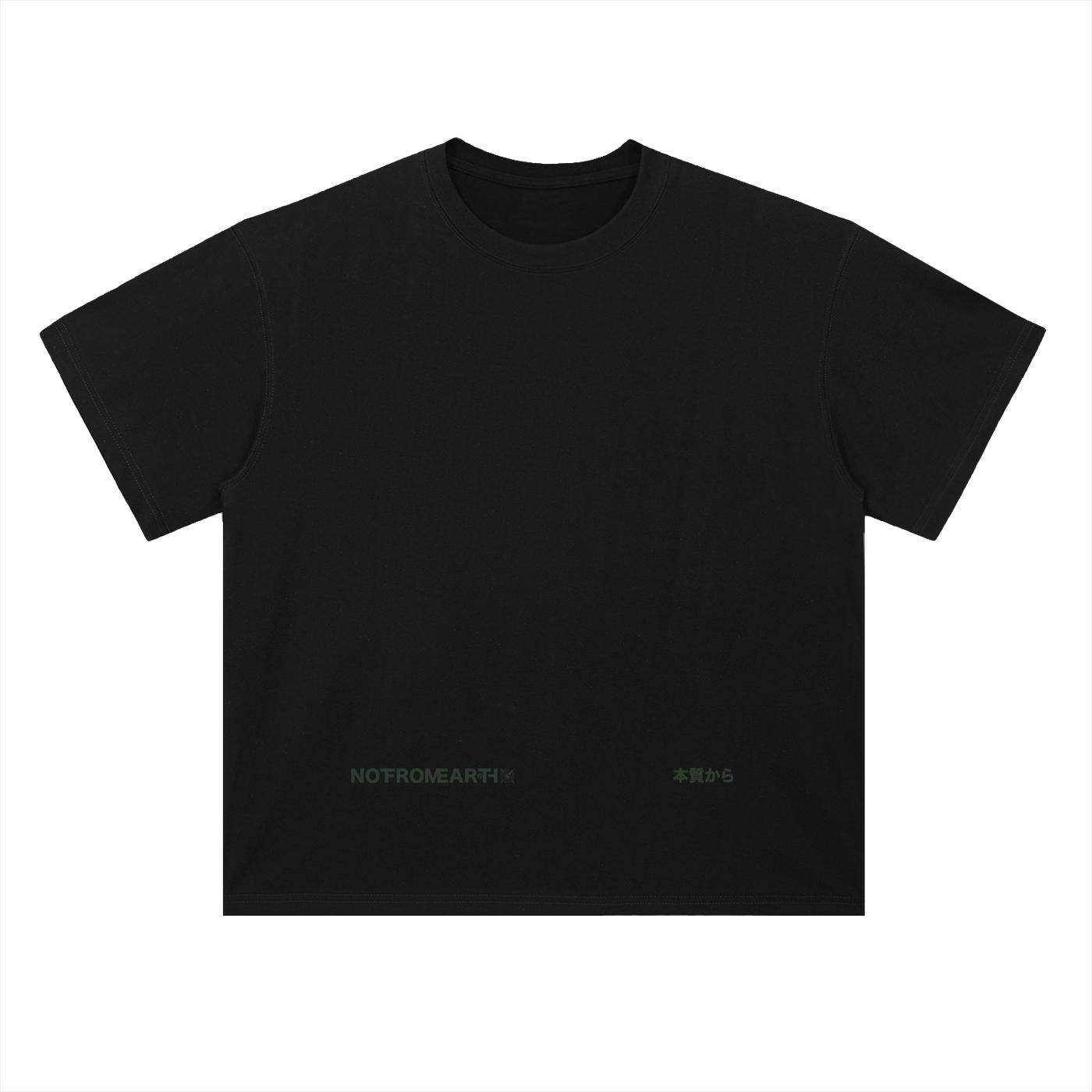Heavyweight Drop Shoulder Cotton T-Shirt