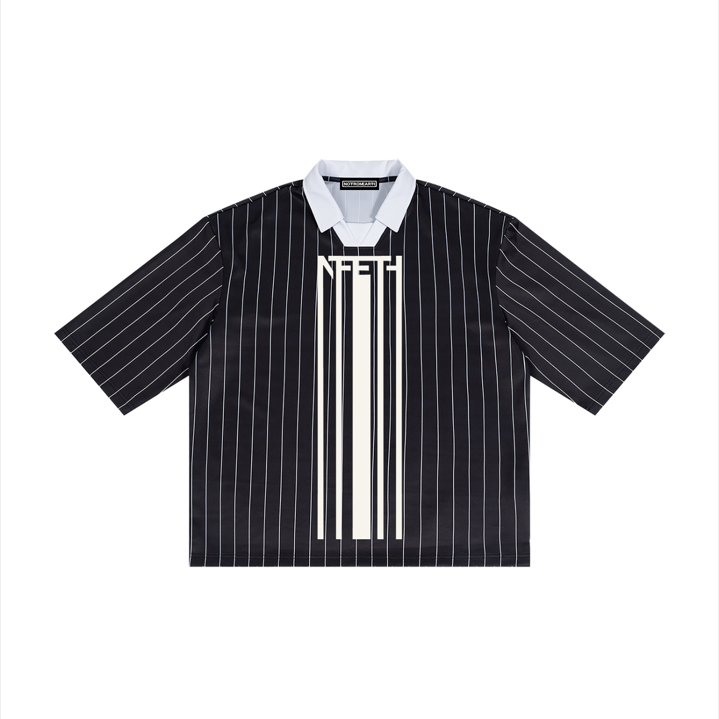 Unisex Pinstripe Collared Soccer Jersey