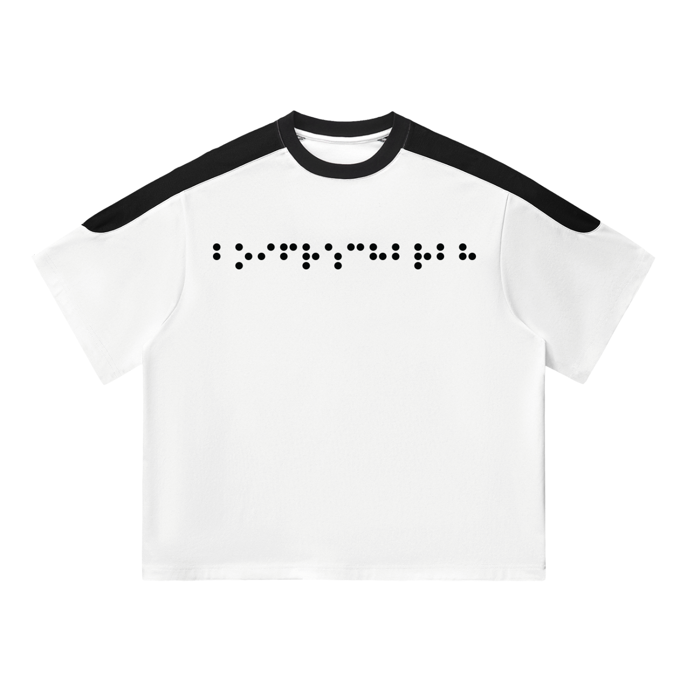 Unisex Color Block Oversized T-Shirt
