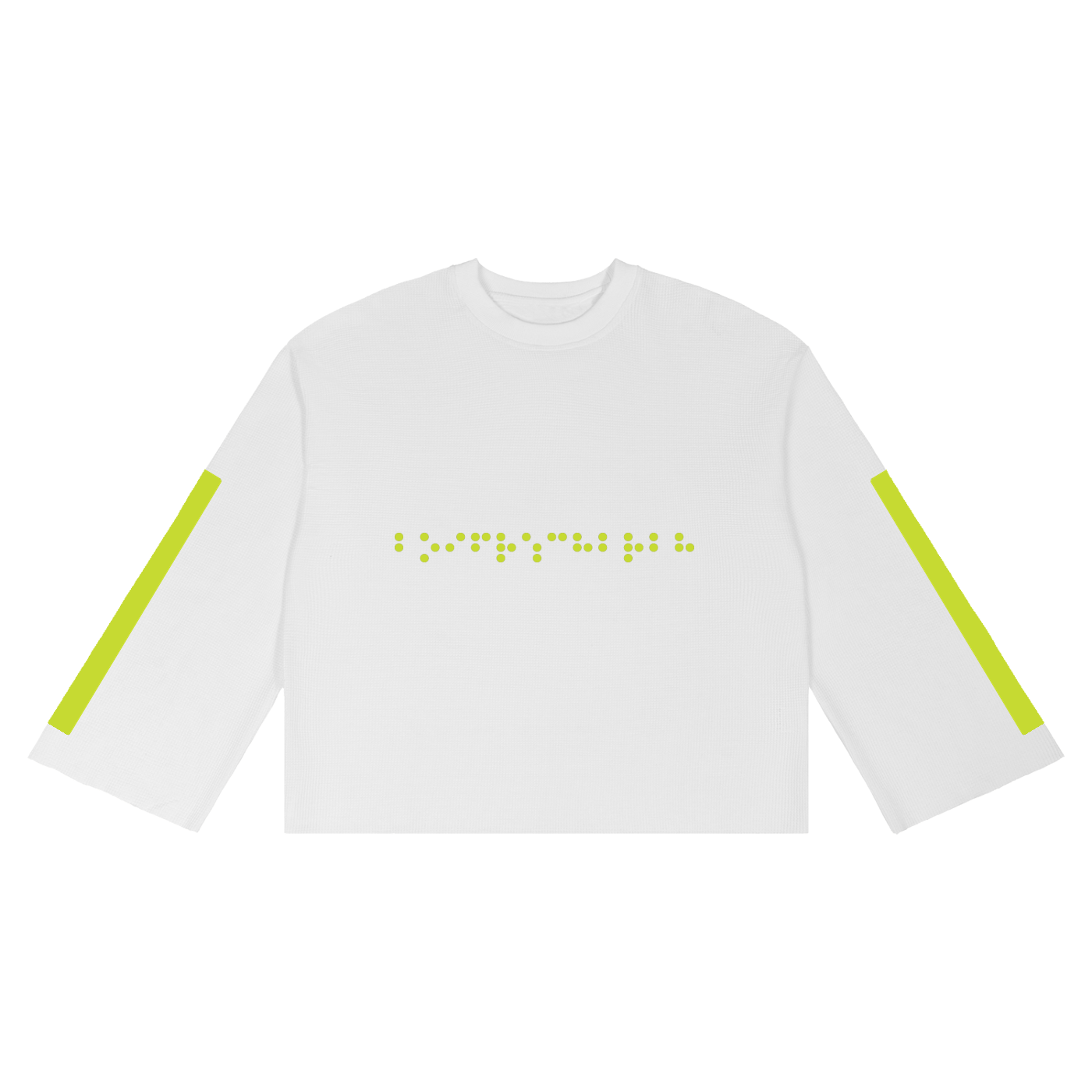 Unisex Waffle Raw Edge T-Shirt