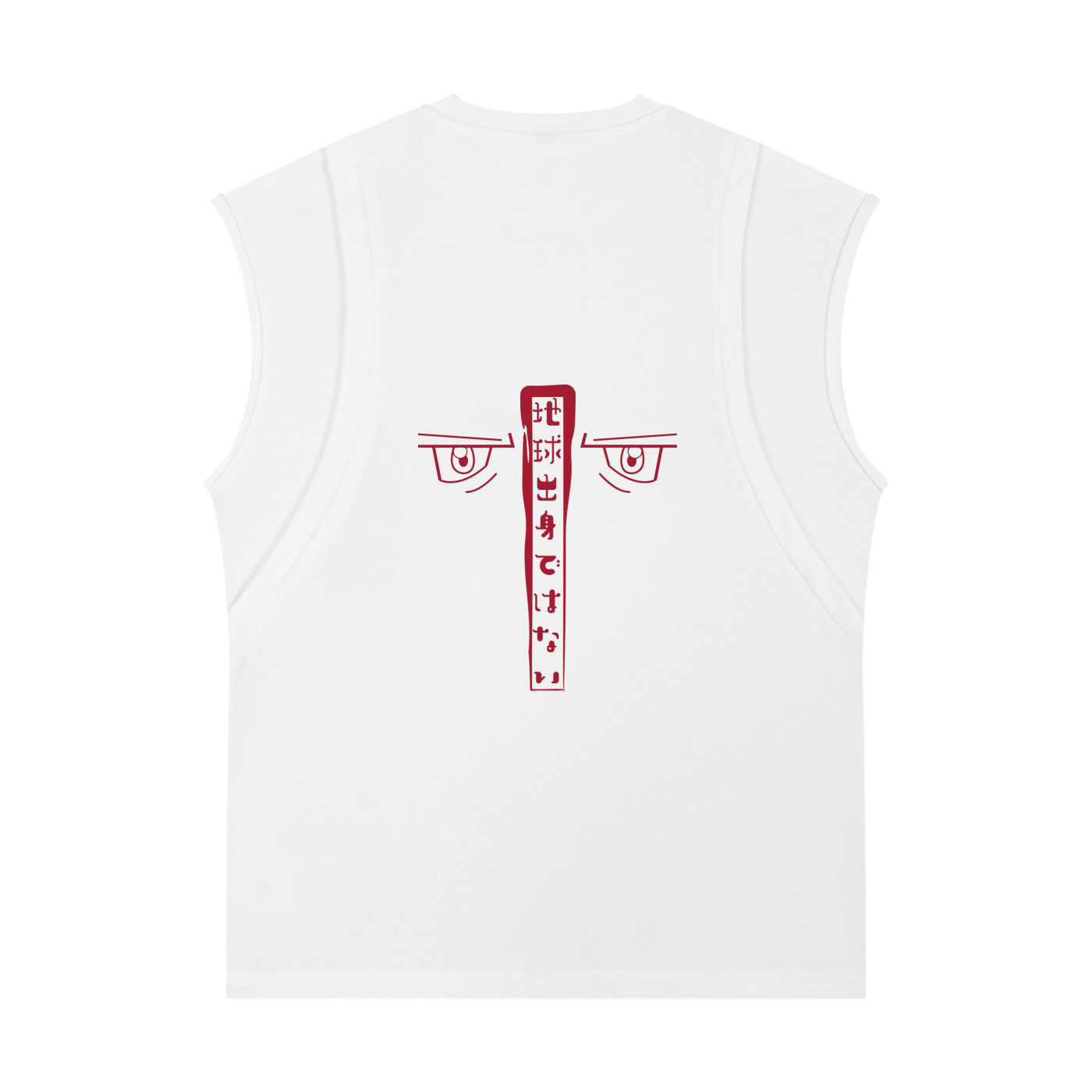 Spliced Panel Sleeveless Muscle T-Shirt