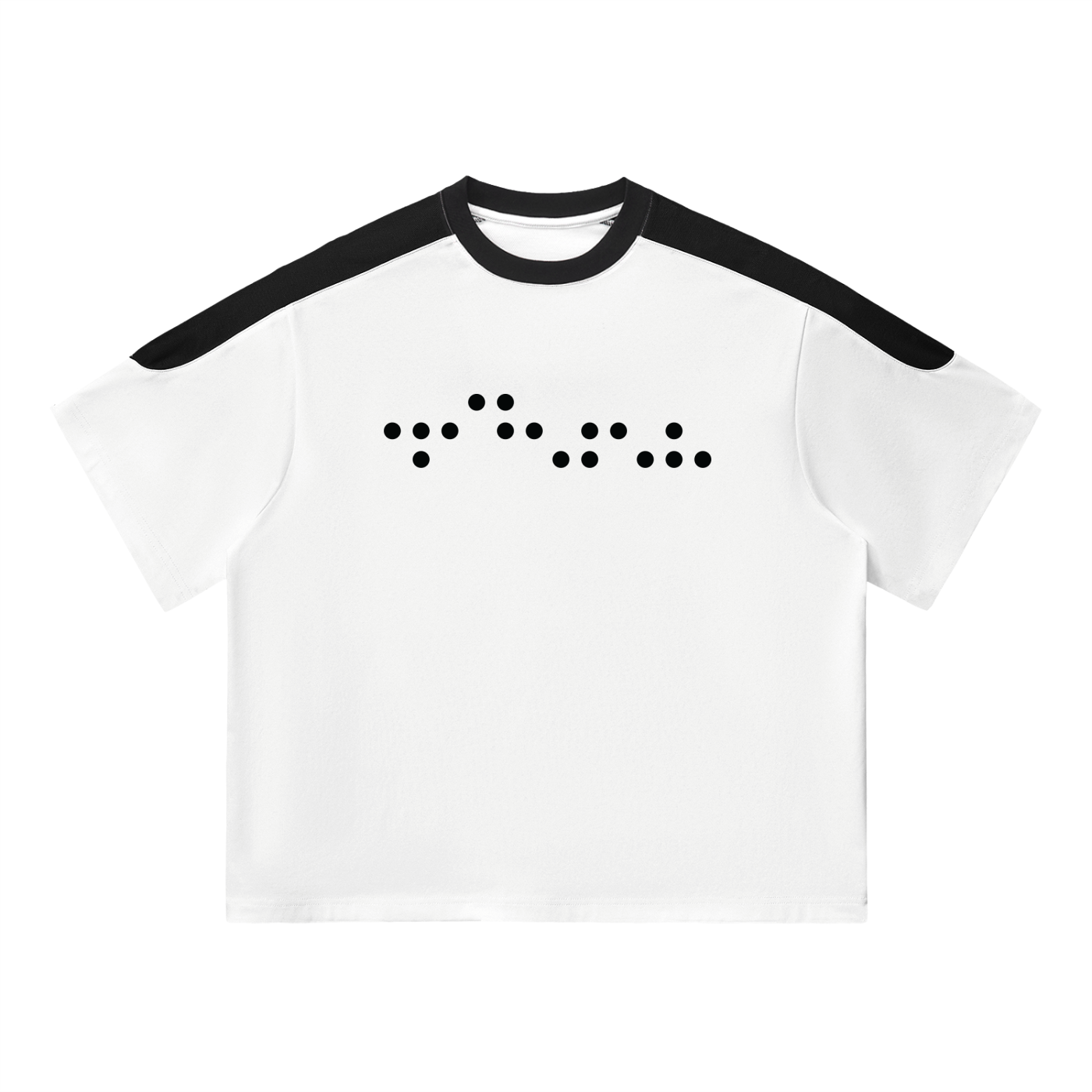 NFE Love Transmission Oversized Tee White