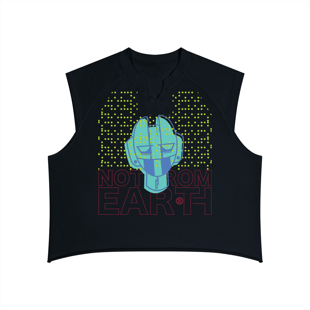 Men’s Boxy Raw Hem Tank Top