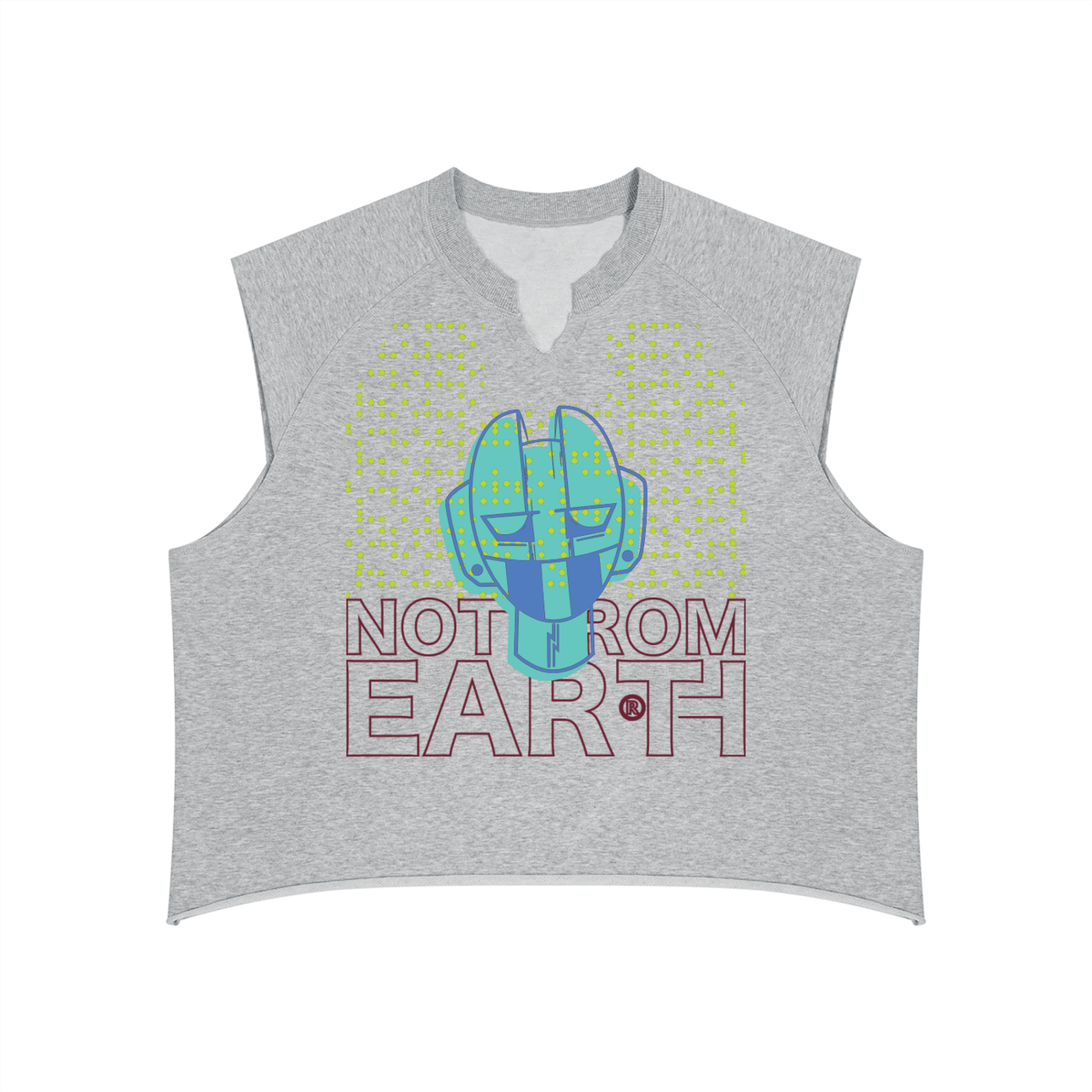 Men’s Boxy Raw Hem Tank Top