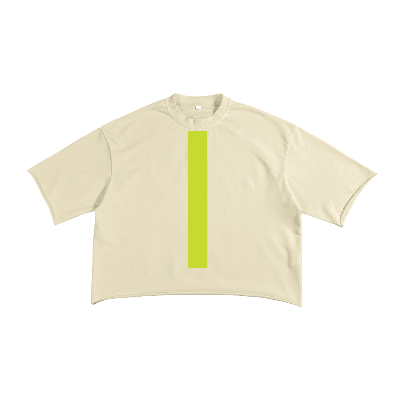 French Terry Raw Edge T-Shirt