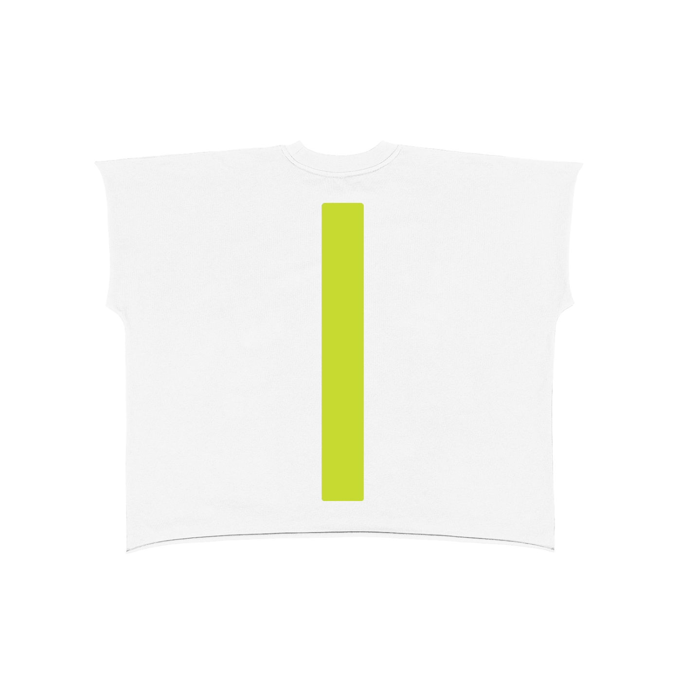 Raw Edge Boxy Non-Shrink T-Shirt